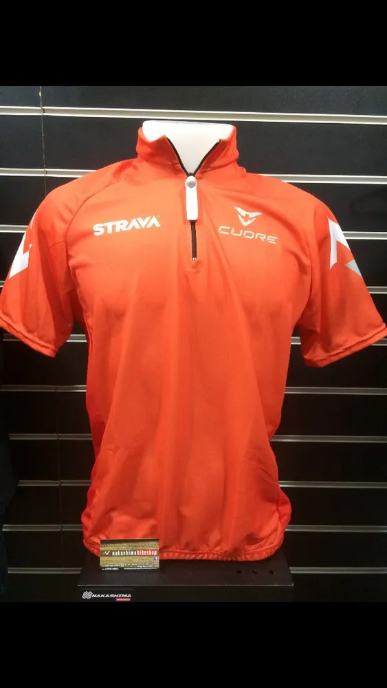 CAMISA CYCLING JERSEY STRAVA LARANJA TAM.: M