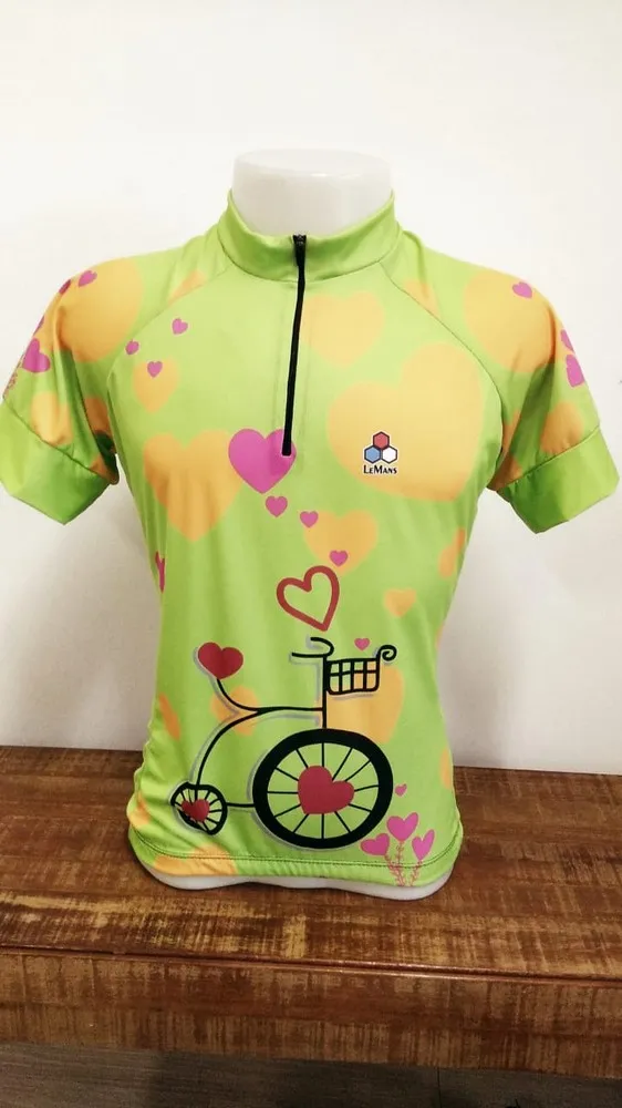 CAMISA LEMANS FEM RETRO COR VERDE TAM.: G