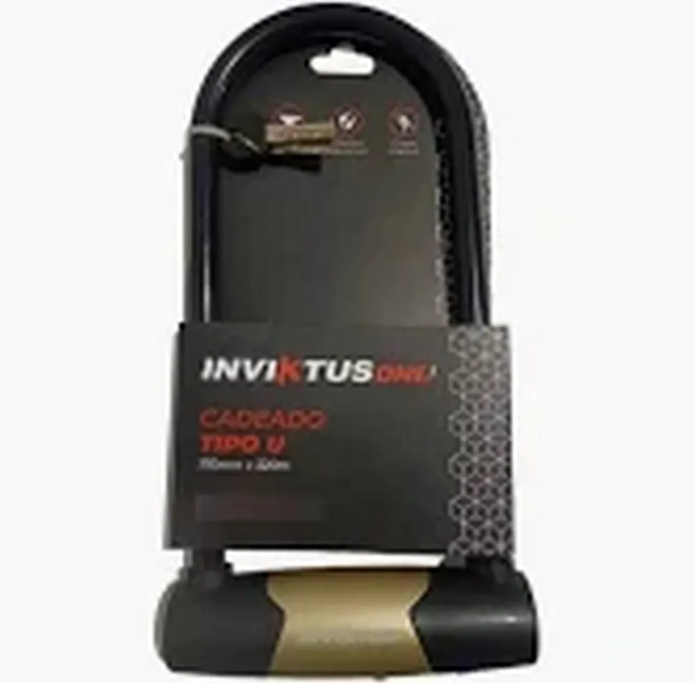 CADEADO EM U 170X 320 MM INVIKTUS